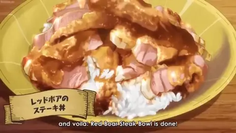 レッドボアのステーキ丼#アニメ飯テロ集 #異世界放浪飯 #とんでもスキルで異世界放浪メシ #ネットスーパー #おすすめ #レッドボアのステーキ丼 
