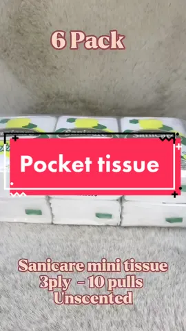 On the go tissue 🥰🥰 #pockettissue #pockettissuemini  #pockettissuesanicare #tissuepack  #minitissue #fyp 