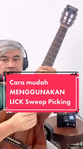 Lagi belajar Sweep Picking. Ini cara termudahnya. #gitaran #belajargitar #sweeppickinglesson #maingitar #gitaris #gitar #gitarakustik #gitaristiktok 