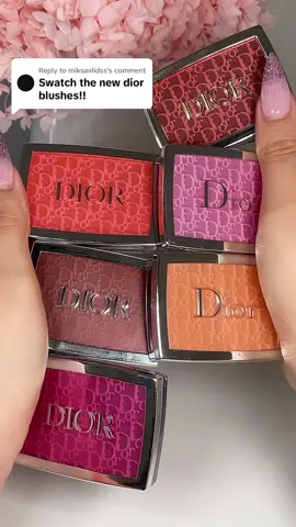 Replying to @miksavlidss these new shades are GORGEOUS 😍 i really wish they fixed the formula though 🫠 shade is cherry 🍒 #newdiorblushes #dior #diorbeauty #diorrosyglow #diorrosyglowblush #diorcherryblush #diorcherry #diorblush #diorrosyglowcherry #makeup #makeupfyp 