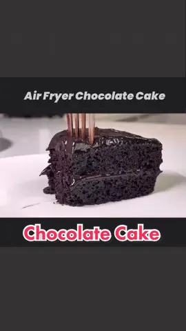Chocolate Cake in Air Fryer Recipe⤵️ ✔️Chocolate Cake 1 whole egg [large, 60 grams] 1 cup granulated sugar [200 grams] 1/2 cup fresh milk [120 ml] 1/2 cup oil (any cooking oil) [120 ml] 1 tbsp white vinegar [15 ml] 1 cup all purpose flour [135 grams] 1/3 cup unsweetened cocoa powder [35 grams] 1 tsp baking soda [5 grams] 1/2 tsp salt [3 grams] ✔️Chocolate Fudge / Ganache 1/2 cup sugar [100 grams] 1/3 cup cocoa powder [35 grams] 1/4 tsp salt [1 gram] 2 tbsp cornstarch [15 grams] 1 cup fresh milk [240 ml] 1 tbsp butter [15 grams] Air Fryer: Pre-heated (160°C for 5mins) Cooking Temp: 160°C  Cooking Time: 50-60 mins. ‼️Using an Air Fryer: The edge of the cake will be cooked first while the middle of it needs longer time to be cooked. Add up cooking time if it needs it or check cake doneness with toothpick. ❓Why cover the cake pan with foil? - The cake will dry out fast in air fryer without foil cover.  #airfryer #cake #chocolate #chocolatecake #ganache #Recipe #baking #yeastmodeph 