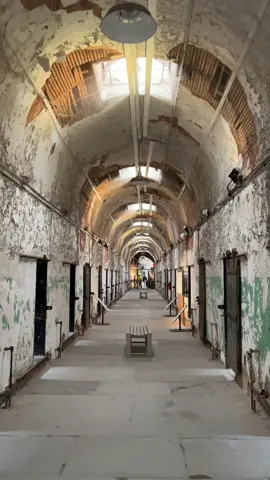 Eastern State Penitentiary (1829), Philadelphia, Pennsylvania    #usa #easternstatepenitentiary #abandoned #haunted #creepy #prison #solitaryconfinement 