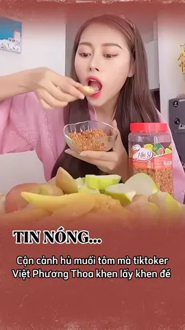 Muối gì ngon dữ zậy trời #FoodFestOnTikTok #xhtiktok #mukbang #xoainonchammuoi #muoitomnhuy 