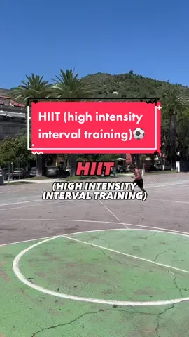 HIIT (high intensity interval training)  for FOOTBALLERS ⚽️💪🏼  Try to improve your PERFORMANCE on the field ⚽️ #football #footballer #hiit #hiitworkout #Soccer #training #soccerplayer #foryou 