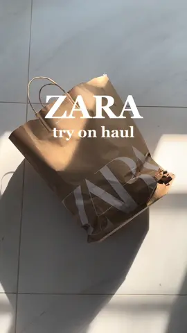 some bits i got in zara x #zara #zarahaul #tryonhaul #zaranewin #zarasale #zarasummer #outfitinspo #fashion #fyp 