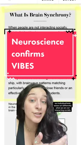 This makes me think of the saying that the people closest to you contribute to who you are 👀😳 VIBES MAN.  We also discussed this in the past from a CIA declassified document - let me know if you want to revisit it!  For more info pla check out the article on scientific american!! You can just search online it will come up. It discusses the research studies in depth, but i can only consolidate so much info into a 1 min tiktok 🥰❤️ if there is interest in expanding this into a longer form youtube video let me know  i found this so cool, let me know what you think!! #ciadeclassified #neuroscience #vibes #wavelength #brainwaves #synchrony 