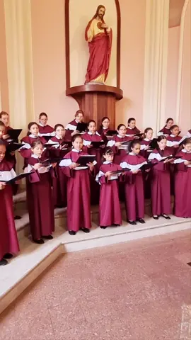 Anima Christi - Letra: Santo Inácio de Loyola; Música: Marco Frisina.  #musicacatolica #cantocatolico #igrejacatolica #animachristi #marcofrisina #Canarinhos #coraldasmeninas #Petrópolis #Jesus #oração #fé 