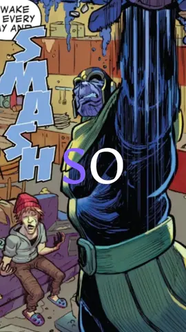 Thanos Doing Side Quests 💀#marvel #comics #thanos #spiderman 