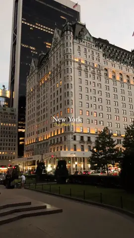 Where Sunset's Symphony meets Timeless Elegance: The Plaza Hotel, NYC's Crown Jewel ✨ • #theplazahotel #nyc #newyork #newyorkcity