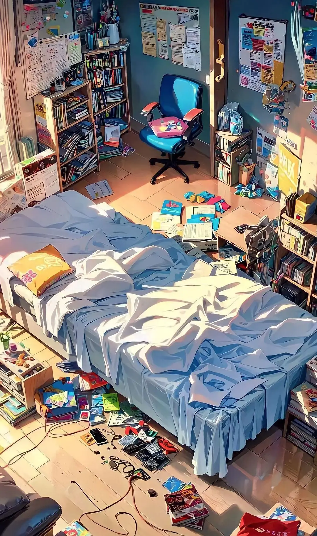 inspirasi kamar tidur #aesthetic #anime4k #wallpaper 