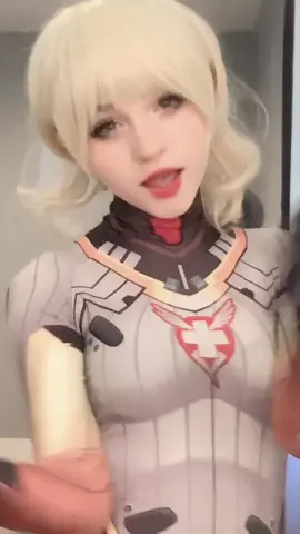 I’ll revive you⛑️ #mercy #mercycosplay #mercyoverwatch #overwatch #overwatchcosplay #cosplay #mercyoverwatchcosplay 