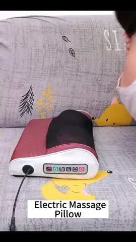 Infrared electric massage pillow, real hand imitating massage#fyp #massagepillow #malaysiatiktok #waistpain #massage 