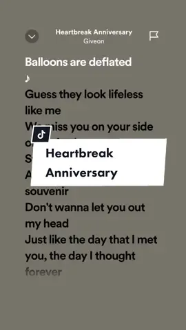 Heartbreak Anniversary #leohernandezlyrics_ #heartbreakanniversary #heartbreak #giveon #aesthetic #songlyrics #musiclyrics #spotify #fyp #4u #trending 