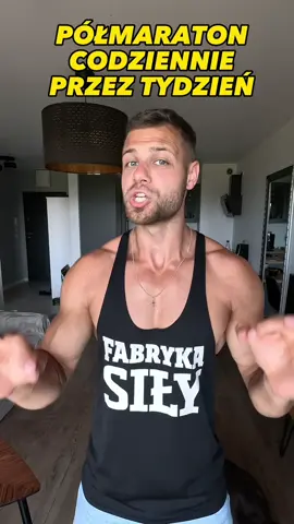 Półmaraton codziennie przez tydzien?  #sport #fit #Fitness #trening #bieganie 