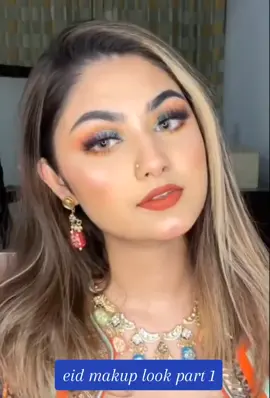 Orange makup look 🟠eid makup look part 1️⃣#🌺Miss🌺Beauty🌺 #unfrezzmyaccount #fypシ #foryou #eidmakuplook#views 