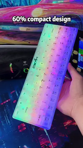 Unboxing new RGB transparent 60% keyboard #GamingSetup #keyboard #gamingkeyboard #mechanicalkeyboard #rgb #gaming #pcsetup #foryou 
