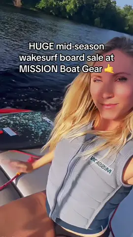 Check out the deals while they last!! Go online to MISSION Boat Gear before they’re gone! 🎥 cred: @Leah  #wakesurf #wakesurfing #wakesurfinglife #wakesurfboard #wakesurfgirl #girlswhosurf #surfgirls #surfergirl 