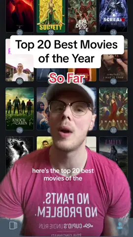 Top 20 Movies of 2023 So Far #fyp #foryou #movies 