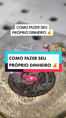 como fazer seu dinheiro 💰! #vilalaser #fiberlaser #moeda #moedasvaliosas #moedasantigas #dinheiroinfinito 