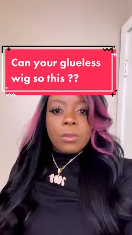 Can your gluess wig do this  #gluelesswig #wigtok #fyp #viral 
