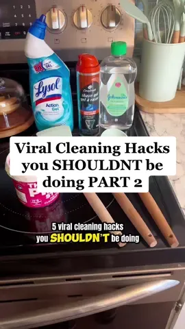Back to save your time with another list of viral cleaning hacks you shouldn’t be doing 🧼✨ 