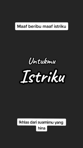 Ikhlas dari suami yang hina... Maafkan abang... #fypシ #foryoupage 