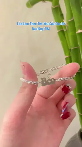 Lắc làm theo tên Cho Bé Bạc Đẹp Chuẩn Khách Yêu Yên Tâm, Chất Lượng Làm Lên Thương Hiệu ! Để Lại ghi chú tên muốn khắc shop sẽ làm đúng ạ! 