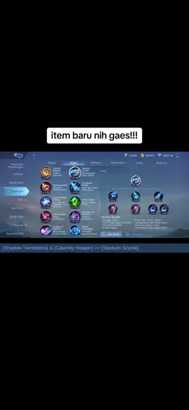 penjelasan item baru!!! #vygaming #infomobilelegendsbangbang #itembarumlbb #starliumscythe #mobilelegends #mobilelegends_id #mlbb #mlbbtiktok #foryoupage #fyp 