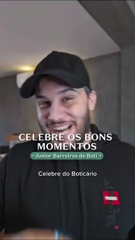 Celebre já conquistou a maior referência em perfumaria do Brasil! 😎Dá só uma olhada no que o @juniorbarreirosoficial achou do nosso cheirinho!#CelebreSuaAlegria  #oboticario