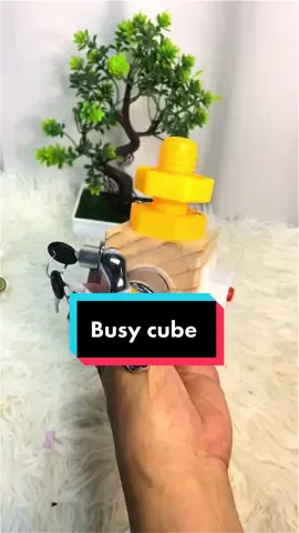 Children’s busy cube #toddler #toy #educationaltoy #busycube #braindevelopment #babytoy #baby #mysweldobudol 