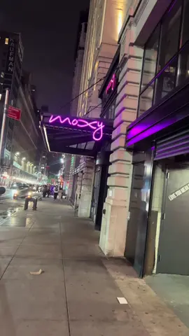 @Moxy Hotels - time square was a vibeeee. the staff was nice and welcoming . the location is great , about a block from all the action . there are great food options nearby. and #cafedAvignon has a special place in my heart forvever 🫶🏽#moxyhotelnyc #newyorkcity #timesquare #magichourrooftop #7thavenue #trendyhotel 