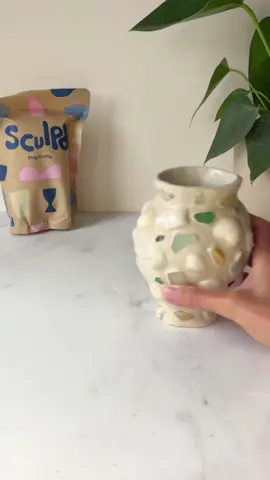 DIY shell vase 🌊🐚✨ #DIY #potterytiktok #girlsdayidea #memorphonecase #memordiy #shellart 