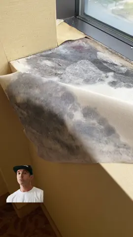 Peeling back the wallpaper reveaed a lot of mold! #wow #alot #wallpaper #surprise #find #found #look #see #watch #mold #moldremoval #moldtesting #longisland 
