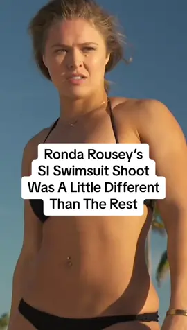 Ronda Rousey brought out something special for her SI Swimsuit photoshoot #rondarousey #UFC 