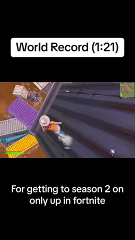 World record for getting to season 2 on only up in fortnite (1:21) #onlyup #fortnite #worldrecord #season2 #fypシ #foryou #fypage #fy 