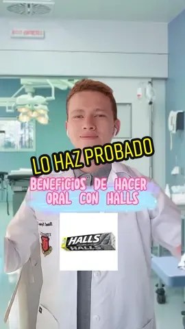 oral con halls? lo intentarias #fyp #viral #parati 