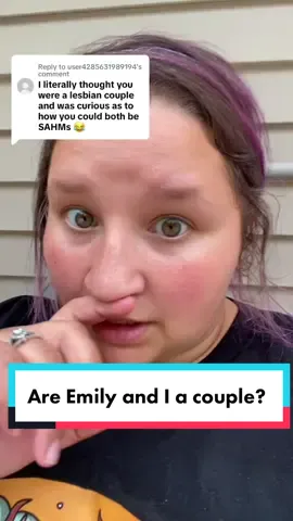 Replying to @user4285631989194 yes. I think a lot of people think this about us 🏳️‍🌈 not gay, definitely allys tho #sahm #doingmotherhoodtogether #jessicaandemily #jessandem #sahmwhodoesntstayhome 