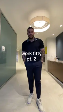 went traditional business casual today. doesn’t happen often, but the hugo boss polo is light and breathable 🤌🏽 #OOTD #mensfashion #officefits 