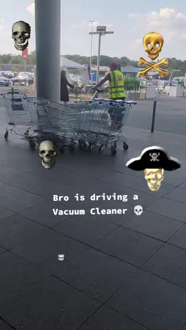 Bro is Driving a Vacuum Cleaner 💀#goofyahh #meme #fyp #car 