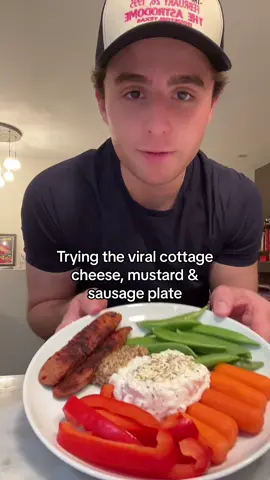 Sausage time! #viralfoodtrends #cottagecheese #highprotein #macrofriendly #treatyourself #healthyrecipes #pickletiktok 
