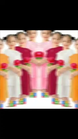 MSC Mizuke kids ruffle mini dress for girl 4-8 years old plain