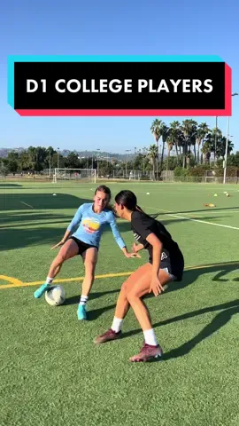 1V1 Endline Game with D1 College Players #ncaa #d1 #soccertraining 