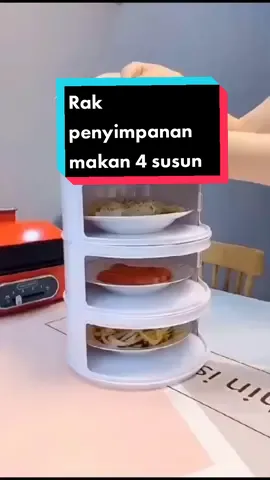 Rak penyimpanan makanan 4 susun, dapatkan penawaran menarik dalam setiap pembelian. #penyimpananmakanan #tudungsaji #rakmakanan 