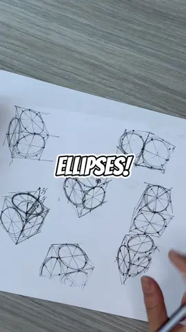 How to draw ellipses? ⭕️ . . #design #industrialdesign #productdesign  #sketching #product #pencilesketch #sketch#sketchbook #id #idsketch #perspective #draw #ideation #designsketch #scribble #sketchdaily #routine #cube #concept #improve #art #elipse #tutorial 