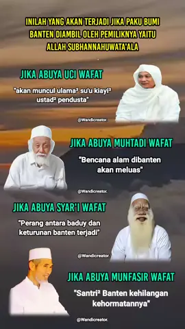 perkokoh keimanan alfatiha untuk para abuya #abuyauci #abuyamuhtadi #abuyasyari #abuyamunfasir