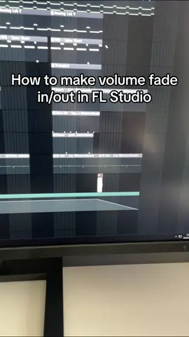 How to make volume fade in/out in fl studio #musicproducer 