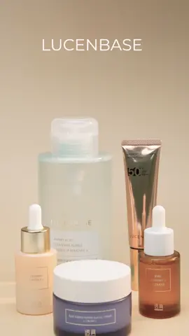 Bộ sản phẩm bán chạy của nhà Lucenbase phù hợp với các bạn tập skin care. Chăm sóc làn da của bạn ngay từ những ngày đầu #GocLamDep #LUCENBASE #skincare #LearnOnTikTok #38sp #duongam #nuoctaytrang #watercleanse #kemchongnang #suncream 