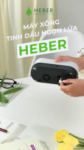Làm mới không gian sống của bạn với máy xông tinh dầu thiên nhiên Heber #mayxong #mayxongtinhdau #mayxongthomphong #maykhuechtantinhdau #maytoahuong #diffuser #heber #hebernaturallife