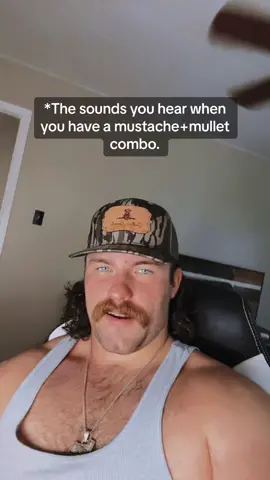 This is cap. #fyp #texas #mustache #mullet 