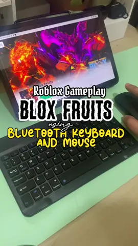 Replying to @OreoO Roblox - Blox Fruit using bluetooth keyboard and mouse!!! #bluetoothkeyboardandmouse #bluetoothkeyboard #wirelessmouse #wirelesskeyboard #wirelesskeyboardandmouse #roblox #robloxgame #bloxfruits #keyboardtiktokshop #tiktokbudolfinds #tiktokshopfinds #fyp 